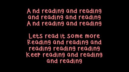 Gotta Keep Reading- Video