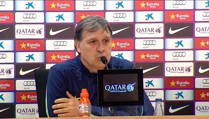 Gerardo Martino reconoce que ha sido una mala semana pero cree que la reacción del equipo será inmejorable