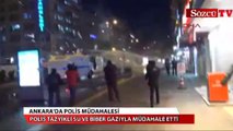 Ankara'da polis müdahalesi
