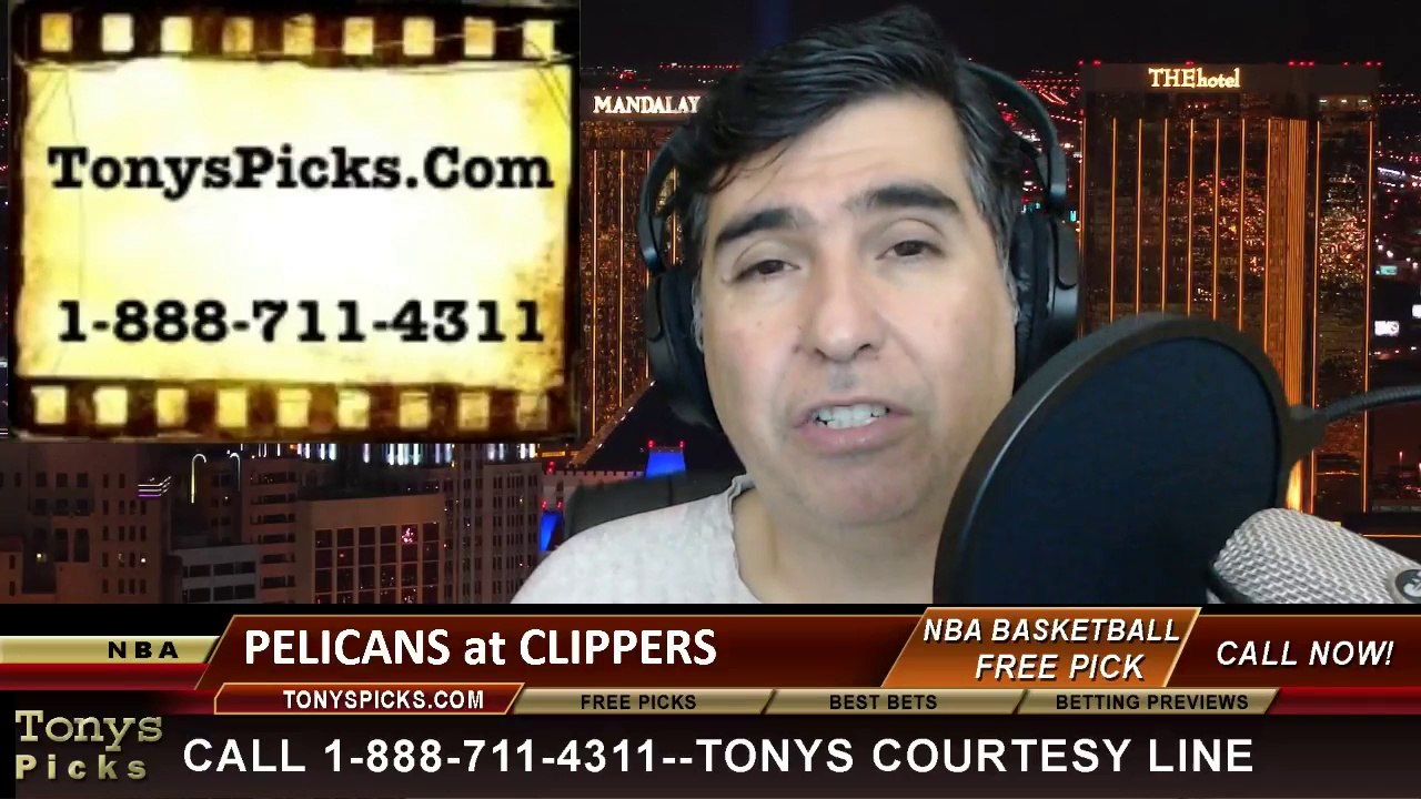 LA Clippers vs. New Orleans Pelicans Pick Prediction NBA Pro Basketball Odds Preview 3-1-2014