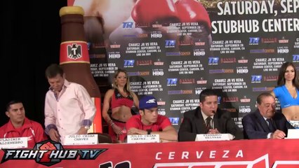 Julio Cesar Chavez Jr-Bryan Vera final press conference