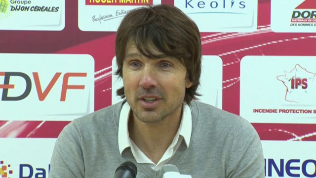 Conférence de presse Dijon FCO - US Créteil (2-2) : Olivier DALL'OGLIO (DFCO) - Jean-Luc VASSEUR (USCL) - 2013/2014