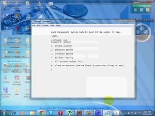 Bank Management System in java