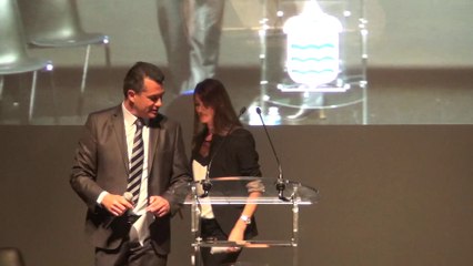 AGDE - 2014 - Camille FLOUR présente la liste de l' UNION AGATHOISE