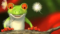 ♫ ♫ La grenouille chante l'Amérique = ♫ ♫ For He's a Jolly Good Fellow ♫ ♫
