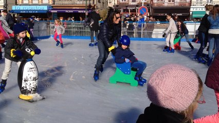 Belle fréquentation à la patinoire