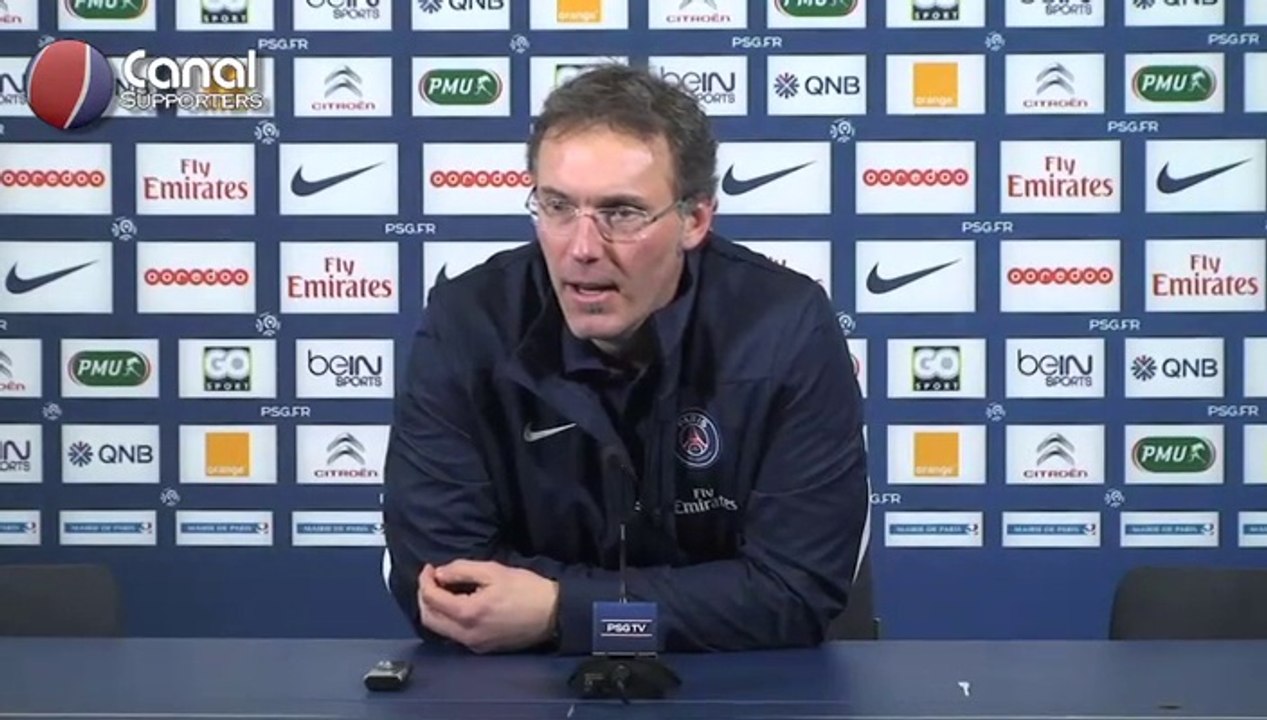 PSG / OM - La conférence de presse de Laurent Blanc