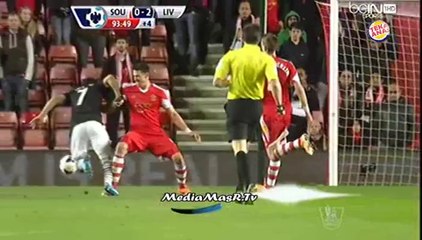 أهداف مباراة ساوثهامبتون 0-3 ليفربول - الاسبوع 28 - 1/3/2014