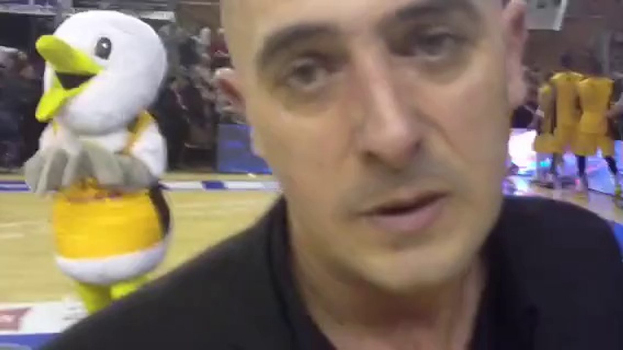 Basket (Pro B) : Réaction Germain Castano apres Boulogne-Chalons