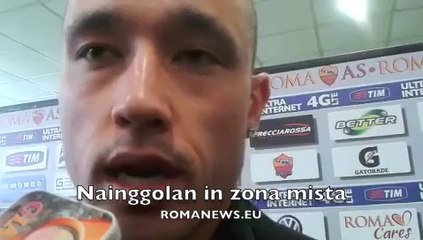 Nainggolan in zona mista Roma-Inter