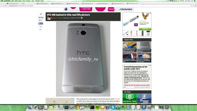 NEW HTC M8 REAL LEAKED Picture !