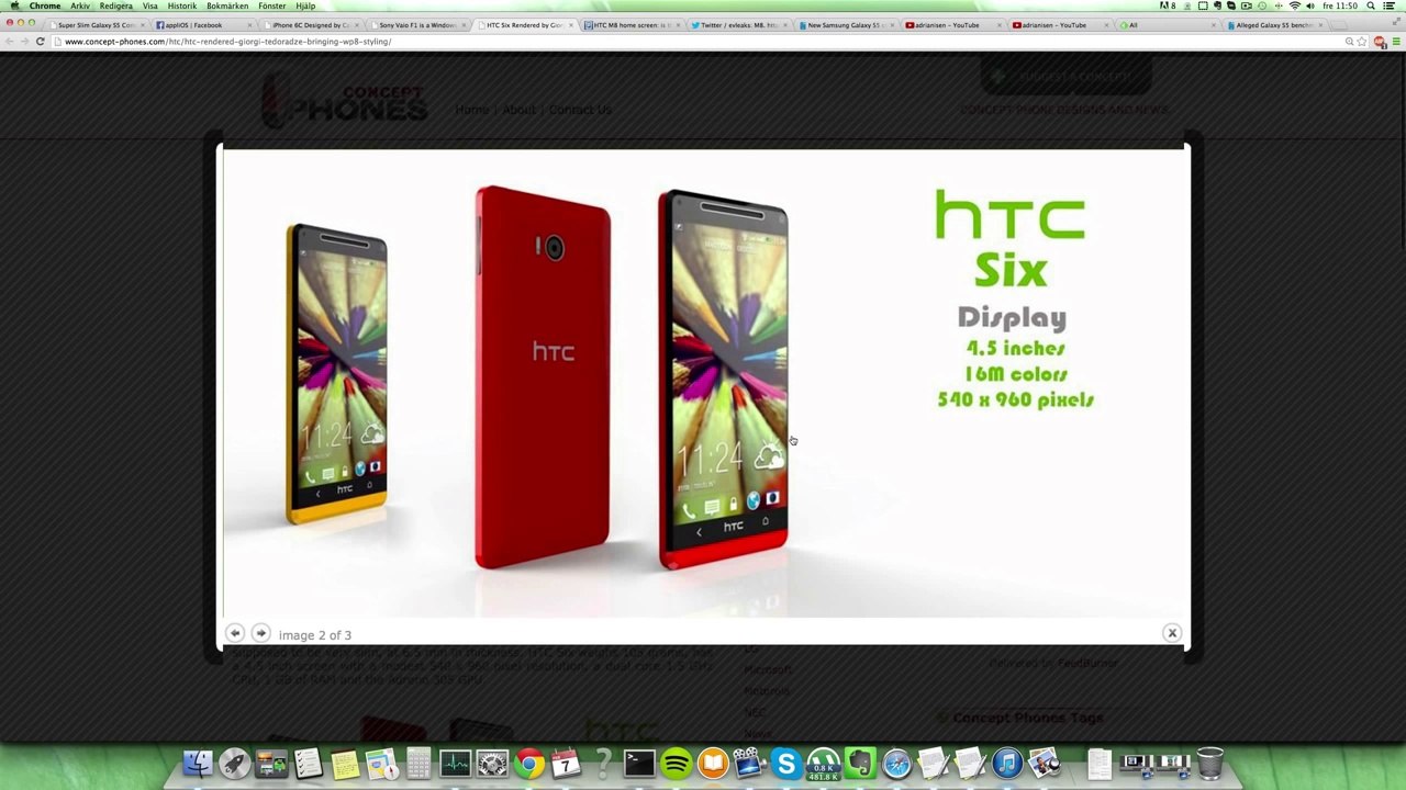 NEW HTC Six Awesome Concept 2014 Render