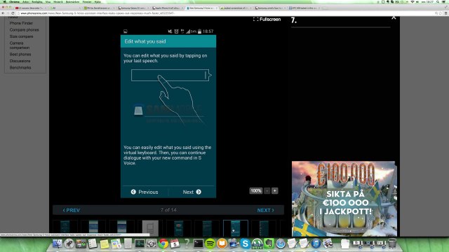 NEW Samsung Galaxy S5 Android 4.4 KitKat S Voice Leaked 2014 TouchWiz Pictures !
