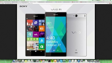 NEW Sony Vaio F1 Windows Phone 9 AMAZING Concept 2014