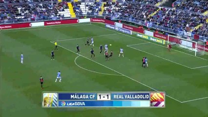 Málaga 1 Valladolid  1