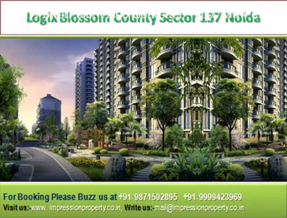 Book Now Logix Blossom County Resale # +91-9871502895 @ Logix Group