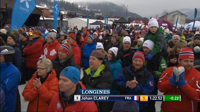 CdM, Norvège - Clarey sur le podium
