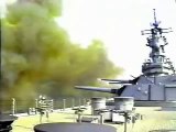 USS WISCONSIN BATTLESHIP 16IN GUNFIRE