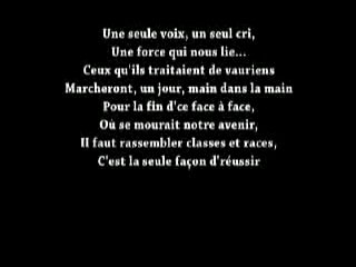 Banlieue Rouge - Maîtres fou, texte