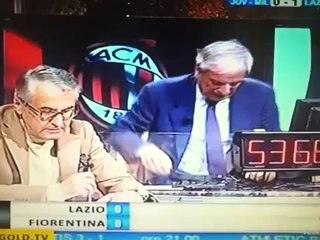 CRUDELI ESULTA AL GOL DEL MILAN CONTRO LA JUVE