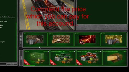 PlayerUp.com - Buy Sell Accounts - Tanki Online account for sale !!
