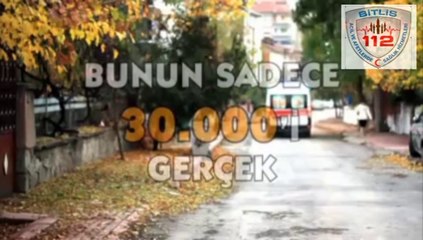 112 de gereksiz çağrılar.Bitlis 112 Kamu Spotu
