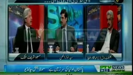Masood Sharif Khan Khattak in Such tau ye he (26 February 2014) Part 2