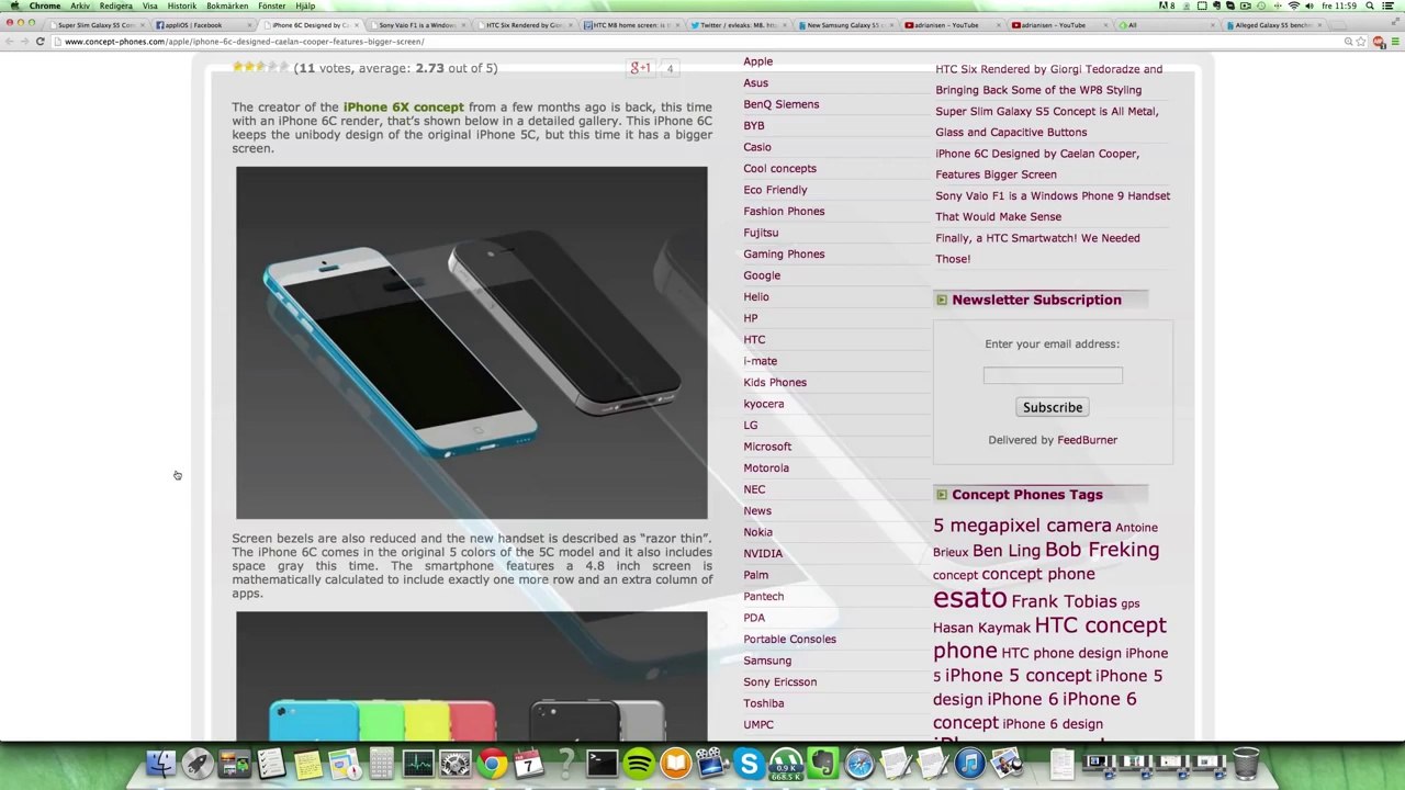 NEW Apple iPhone 6C Concept Design 2014