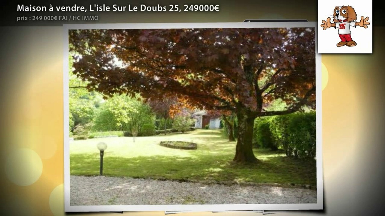 Maison à vendre, L'isle Sur Le Doubs 25, 249000€