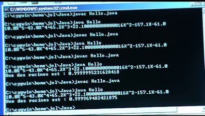 Cours 173 -- Polynômes : Algorithme de Horner et recherche dichotomique