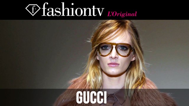 Joan Smalls, Kasia Struss at Gucci Fall/Winter 2014-15 | Milan Fashion Week MFW | FashionTV