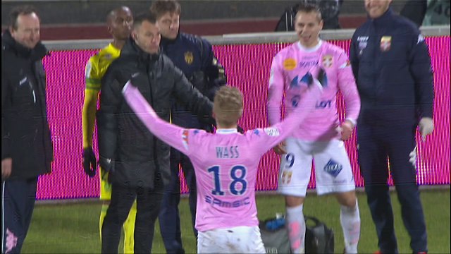 But Daniel WASS (77ème) - Evian TG FC - FC Nantes - (2-0) - 28/02/14 - (ETG-FCN)