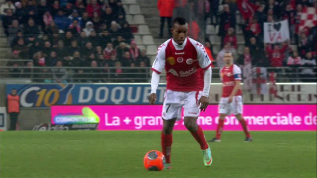 But Gaëtan CHARBONNIER (77ème) - Stade de Reims - Valenciennes FC - (3-1) - 01/03/14 - (SdR-VAFC)