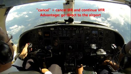 IFR flight in a Citation V - departure in heavy rain