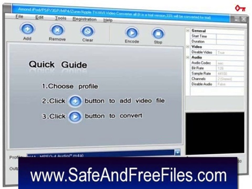 Amond FLV to WMV-MPEG-MOV-AVI-iPod-PSP-3GP-MP4-Zune Converter 3.2.2 Full Version Download for Mac
