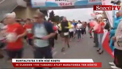 Runtalya'da 5 bin kişi koştu