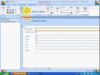 Ms Access 2007 in urdu part 5