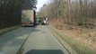 Crazy crash between a truck and a tractor... Dumb!!