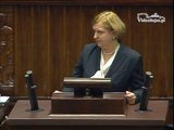 Poseł Anna Fotyga - Wystąpienie z dnia 21 lutego 2014 roku.