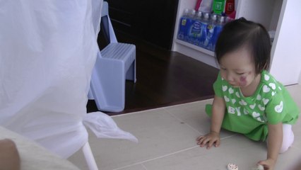 Girl Singing Happy Birthday To Baby Dog