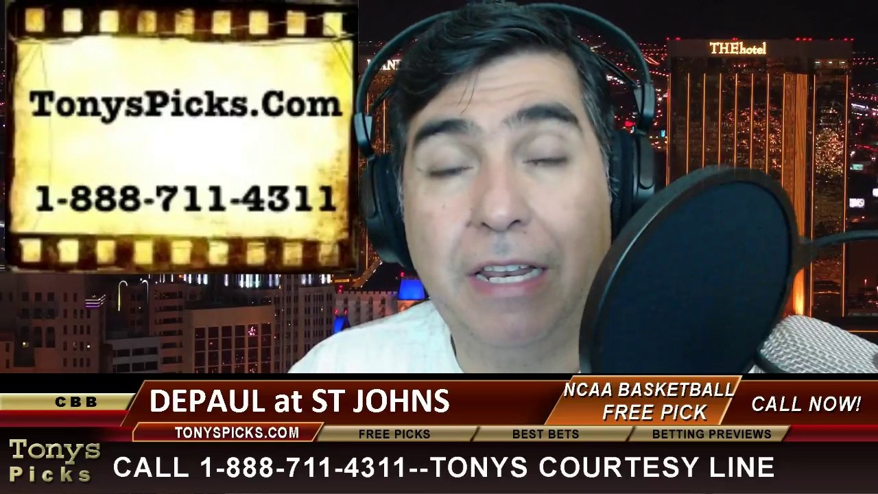 St Johns Red Storm vs. DePaul Blue Demons Pick Prediction NCAA College Basketball Odds Preview 3-2-2014