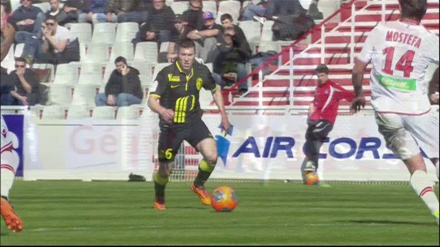 But Salomon KALOU (38ème) - AC Ajaccio - LOSC Lille - (2-3) - 02/03/14 - (ACA-LOSC)