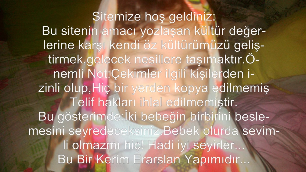 İki Bebek Birbirini Beslerse?"Fatma Derin Ve Ramazan"Bebekler-Antalya