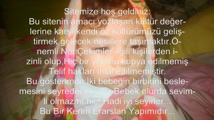 İki Bebek Birbirini Beslerse?"Fatma Derin Ve Ramazan"Bebekler-Antalya