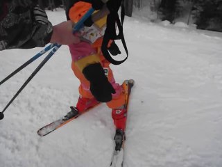 Les filles sur une piste verte !