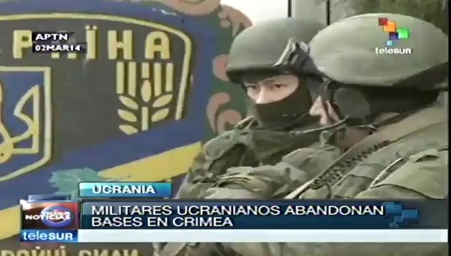 Agencias dicen que soldados ucranianos abandonaron bases militares