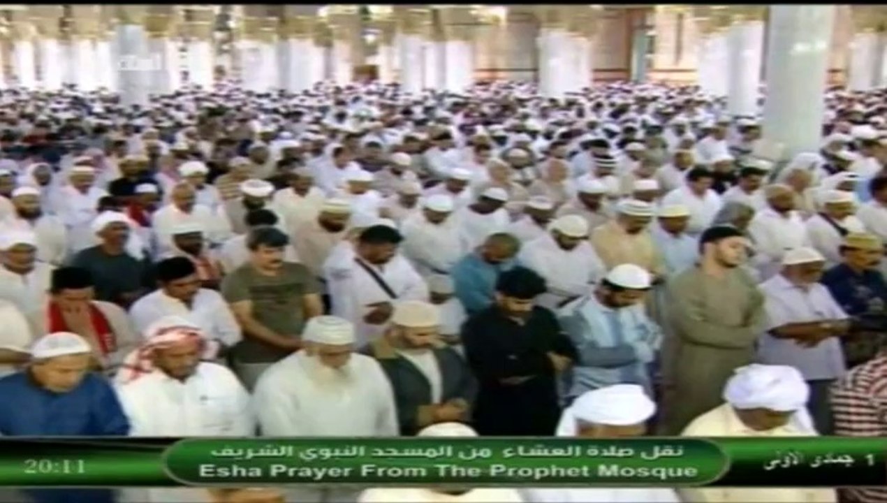 2nd March 2014 Madeenah 'Isha led by Sheikh Budayr