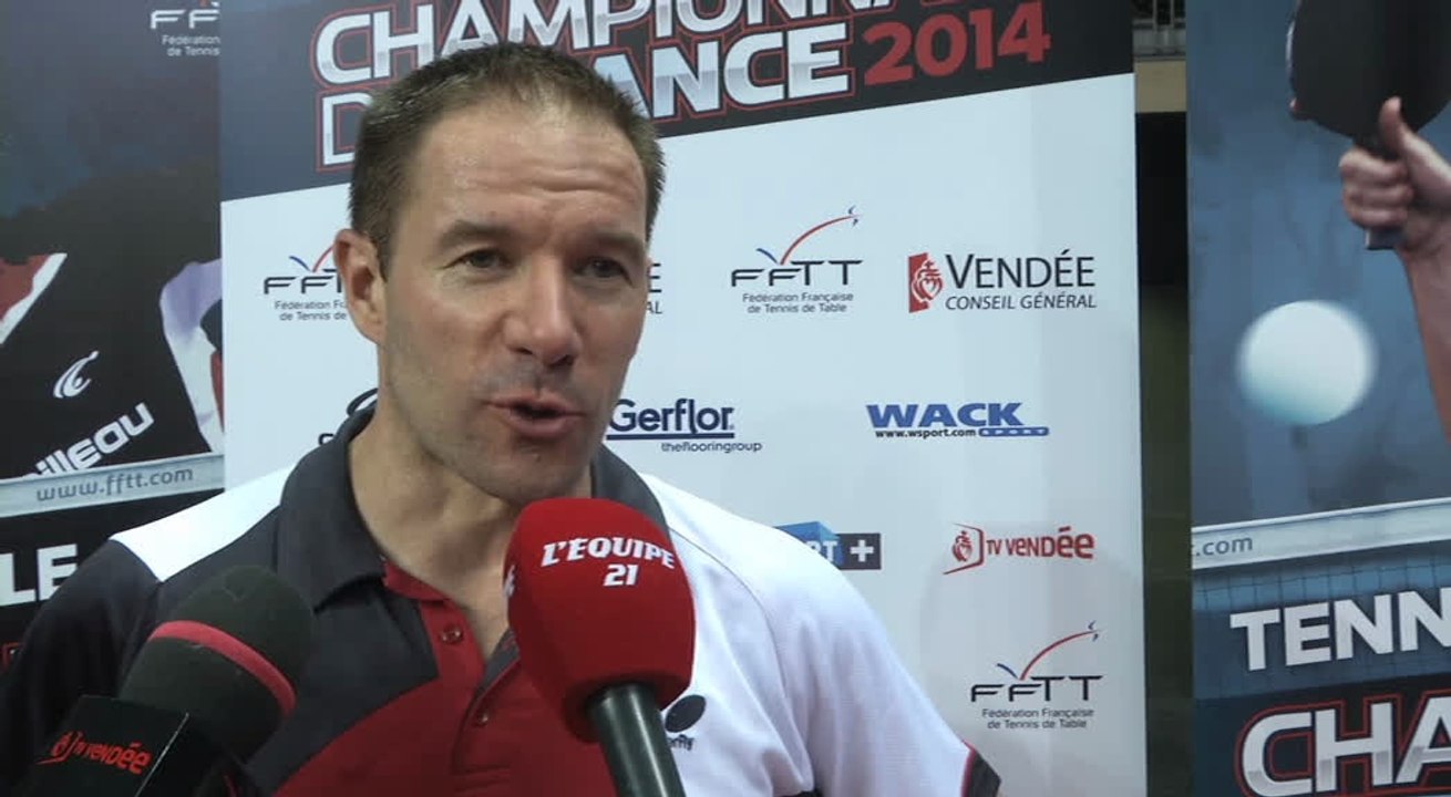 France Ping 2014 - Jour 3 : Christophe Legoût vice-champion de France en simple messieurs