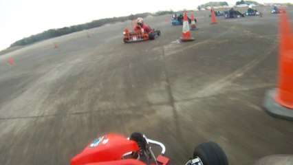 GoPro HD 250cc First Race, Sliding, Tire Smoke! - Coningsby Kart Club ROAD