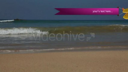 3D Cartoon Plane Lower Third - After Effects Template